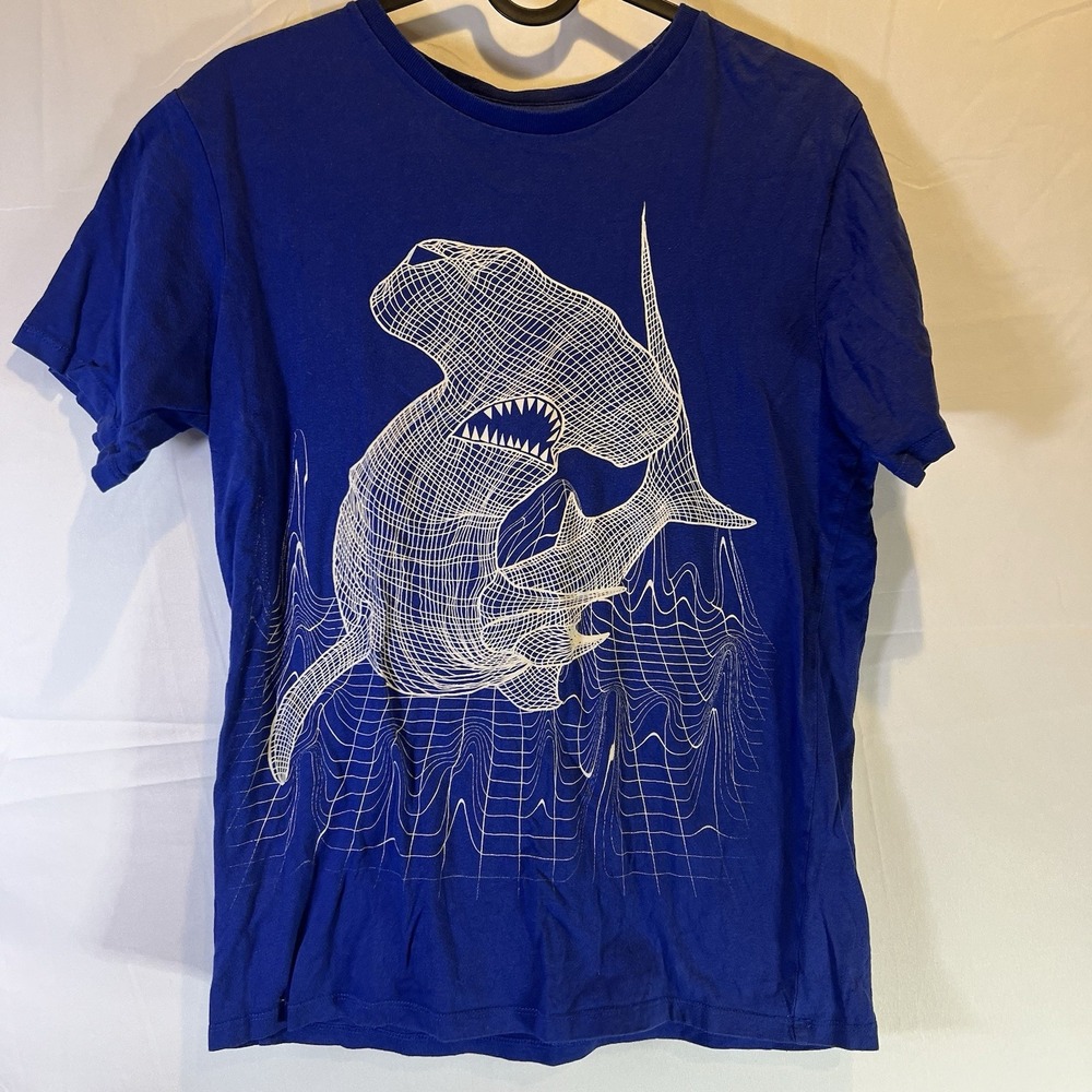 Childrens Place‎ Shirt Boys XLarge XL Graphic Short Sleeve Hammerhead Shark TCP